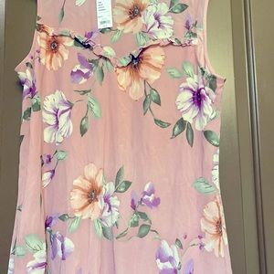 Cute floral top- Apt 9- size XL